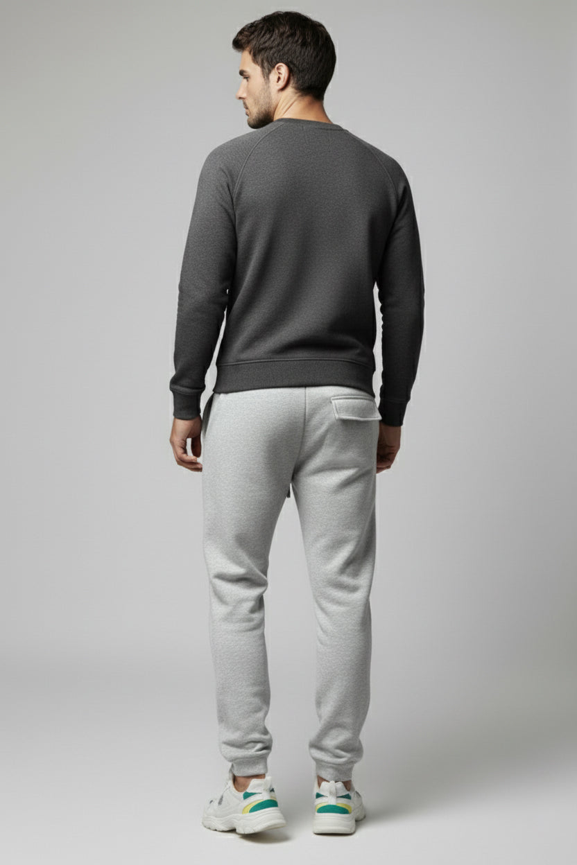 Men’s Grey Fleece Joggers  Premium Comfort Wear