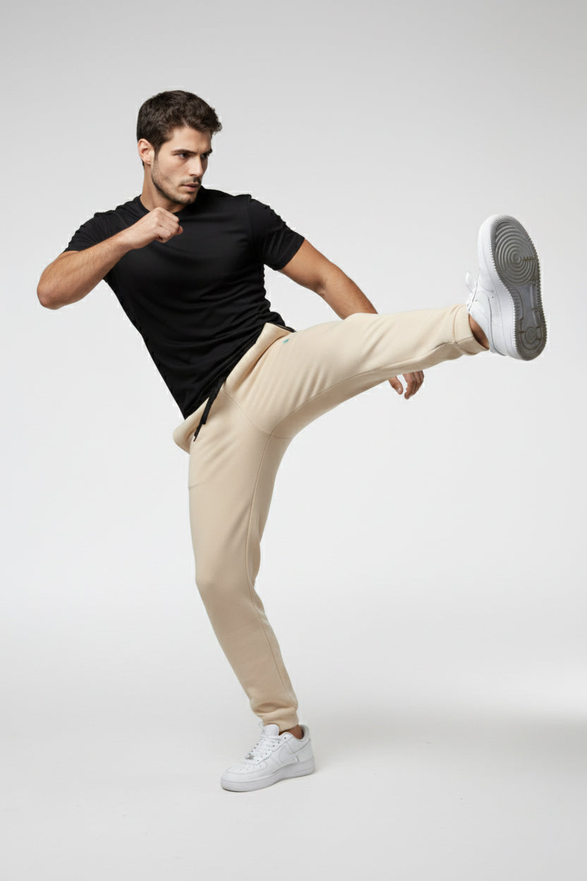 Men’s Everyday Beige Trousers – Soft, Stylish & Versatile